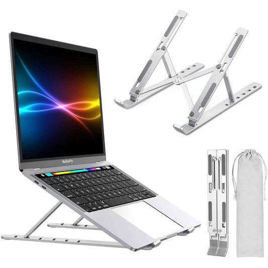 Portable & Foldable Aluminium Laptop Stand